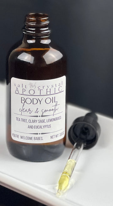 Body Oil – Clear & Smooth Blend | Fast-Absorbing Skin Refiner