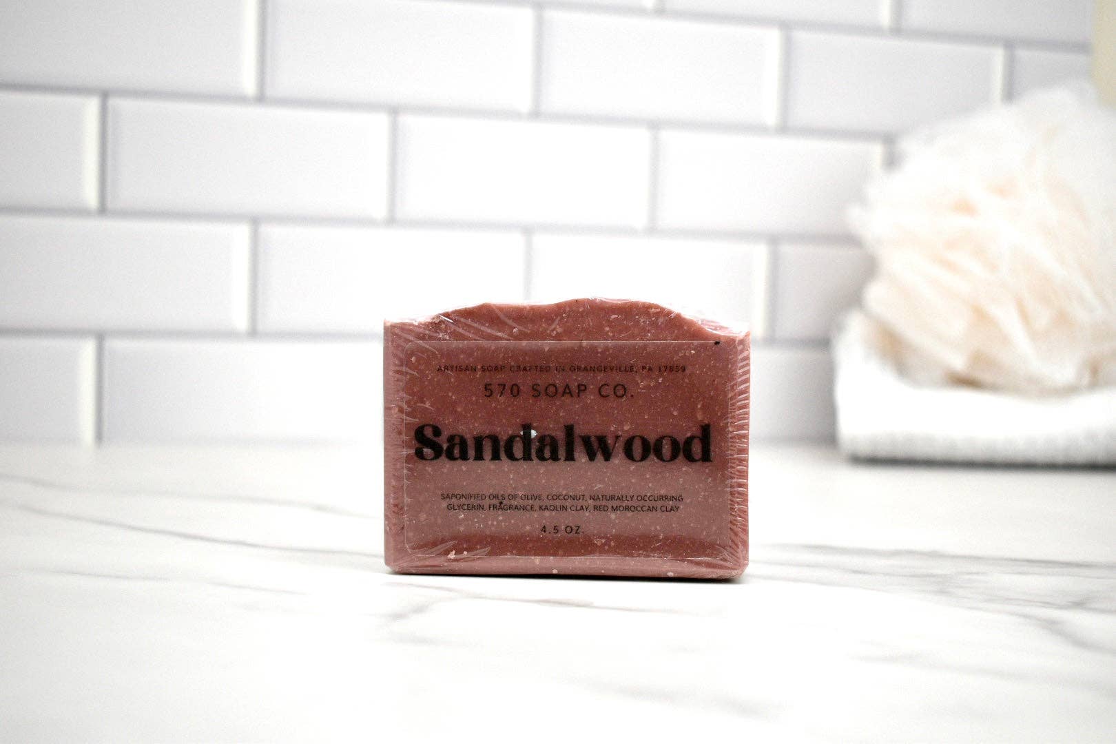Sandalwood Bar Soap | Red Clay Artisan Natural Soap 570 Soap Company