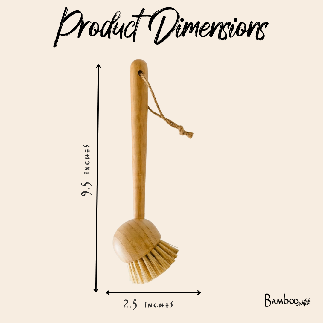 Bamboo Kitchen Dish Scrubber | Earth Day Bestseller Bamboo Switch