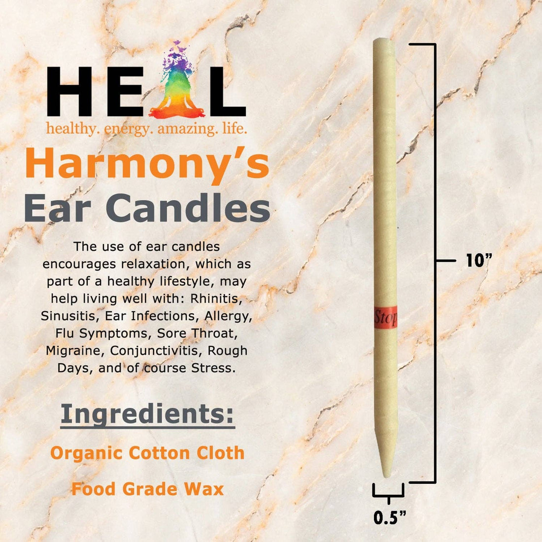 Unscented Ear Candles by Doc Harmony