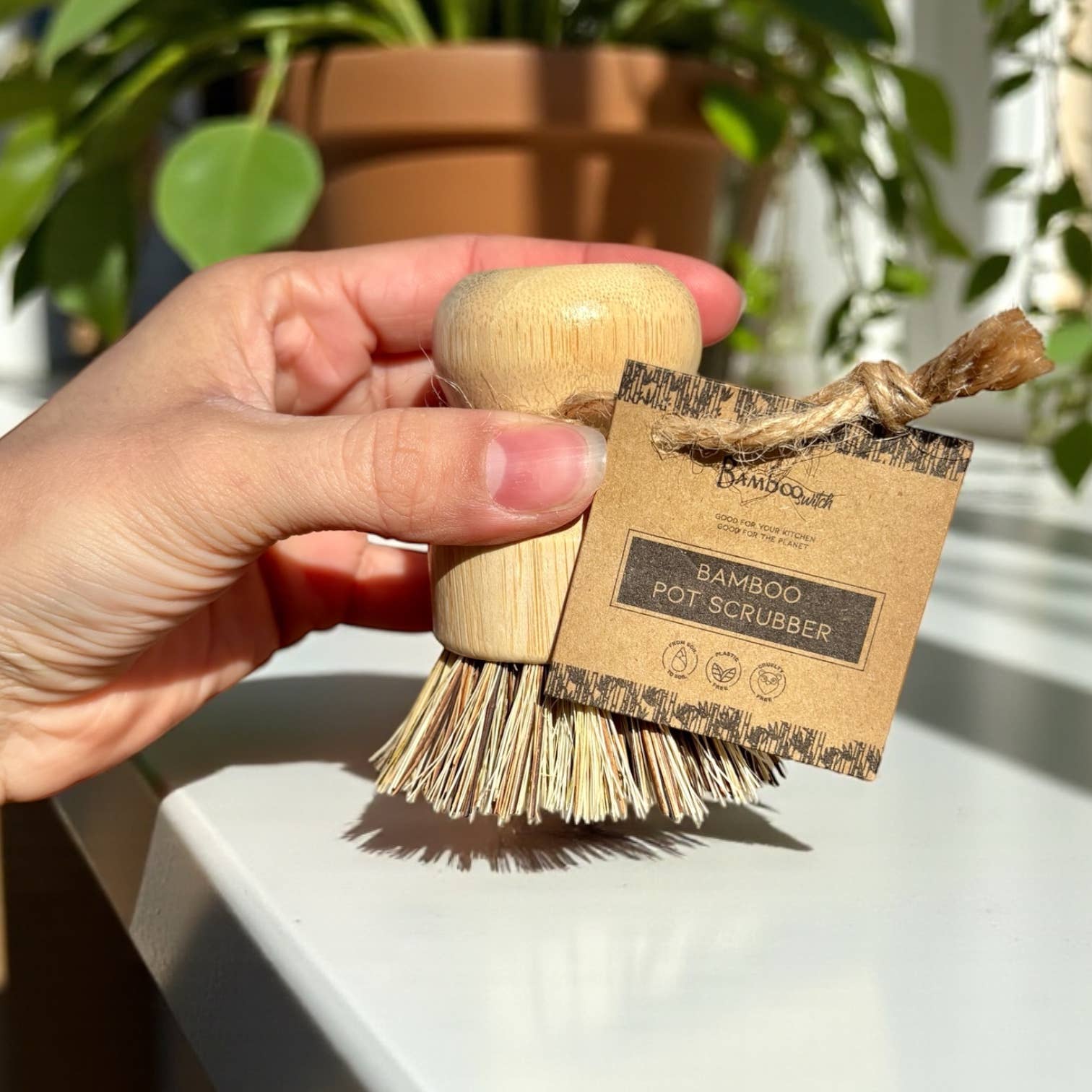 Bamboo Pot Scrubber | Kitchen | Earth Day Bestseller Bamboo Switch