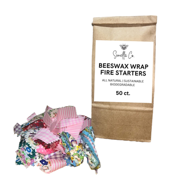 Beeswax Wrap Fire Starters