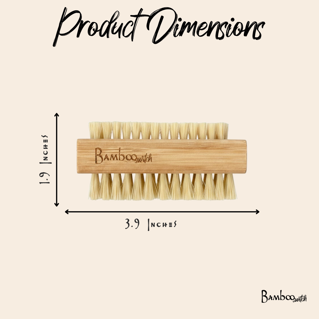 Bamboo Vegan Nail Brush | Self Care | Wellness Bestseller Bamboo Switch