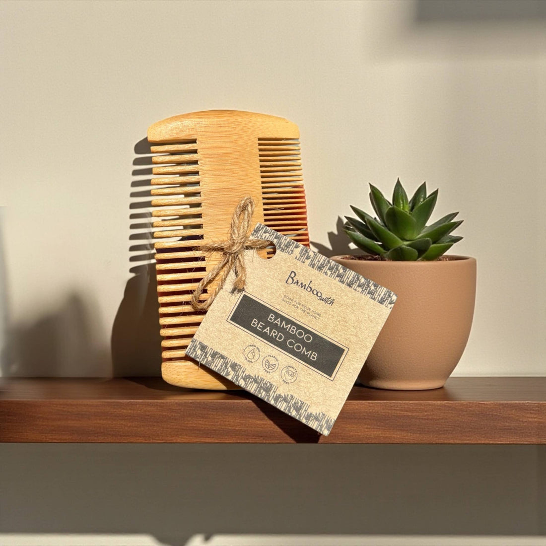 Bamboo Beard Comb | Men's Grooming Bestseller Bamboo Switch