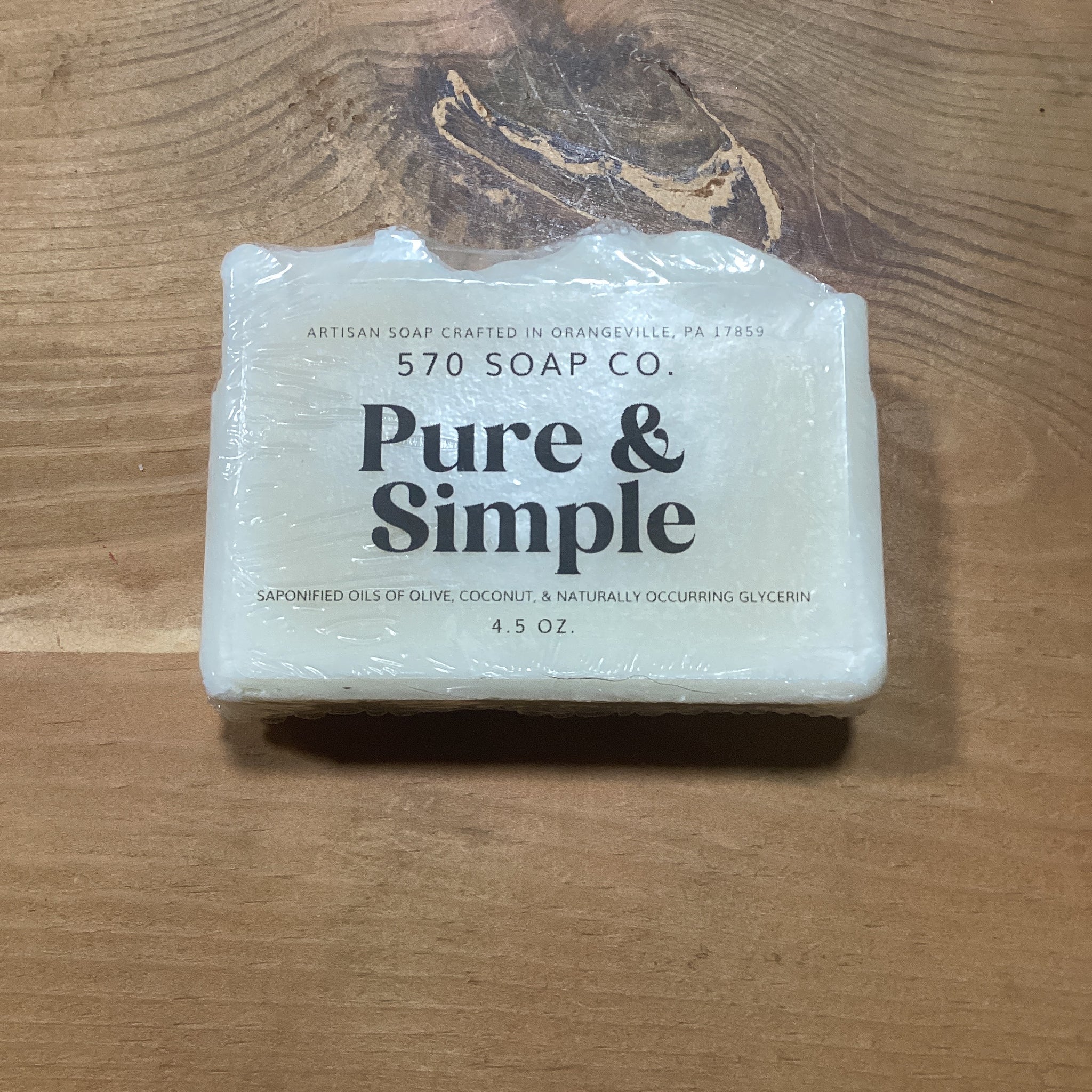 Pure & Simple Unscented Hand & Body Soap - All Natural
