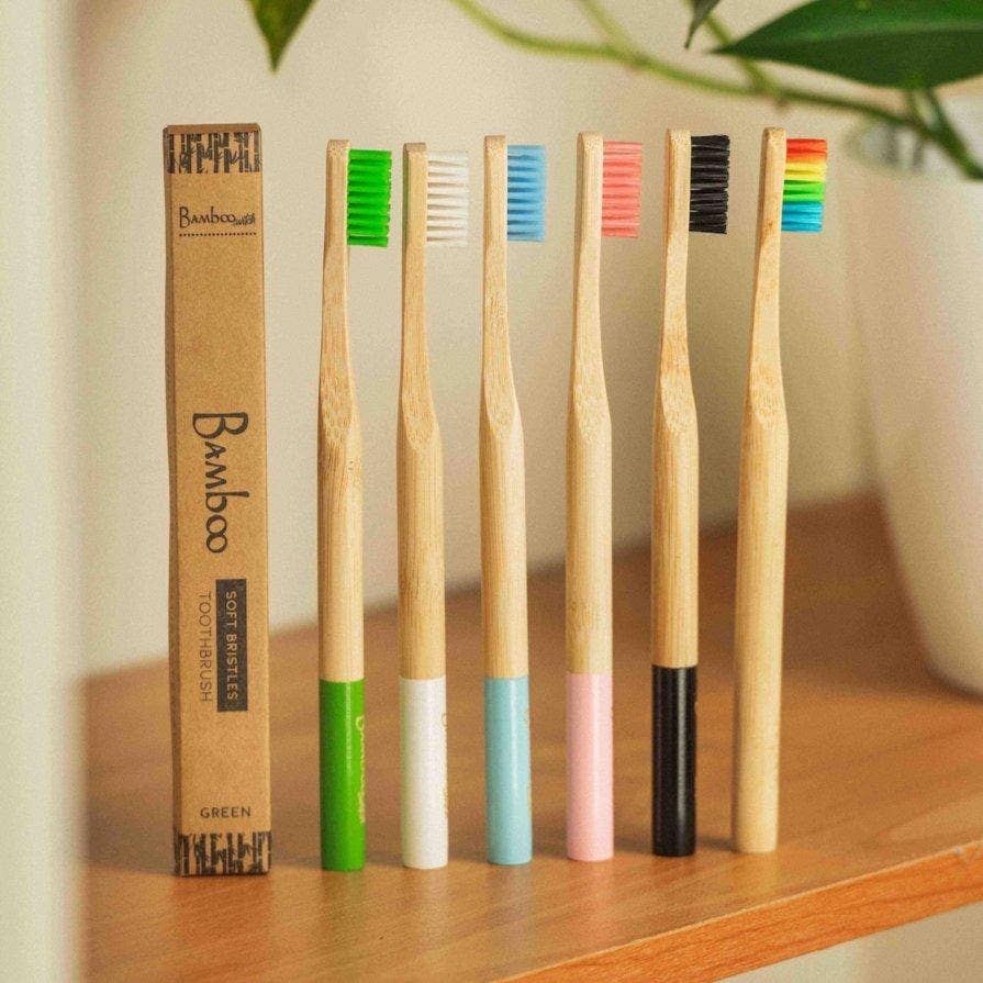 Adult Bamboo Toothbrush | Earth Day Bestseller Bamboo Switch