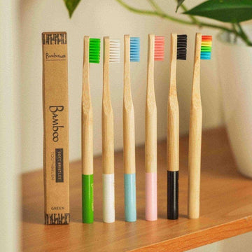 Adult Bamboo Toothbrush | Earth Day Bestseller Bamboo Switch