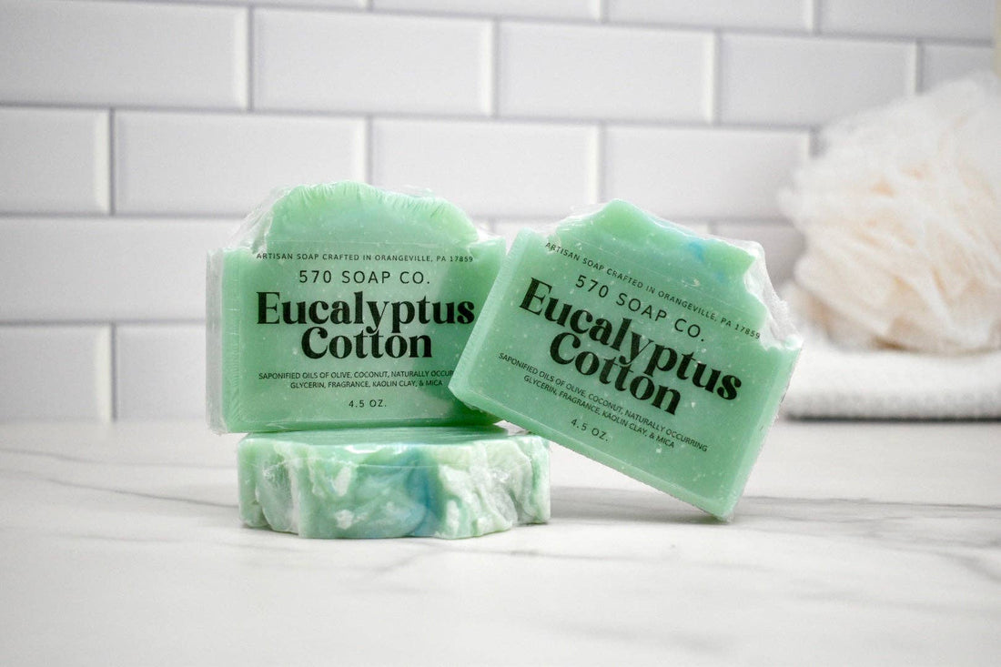 Eucalyptus Cotton Bar Soap 570 Soap Company