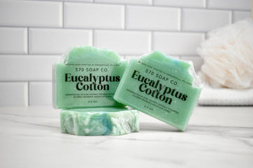 Eucalyptus Cotton Bar Soap 570 Soap Company