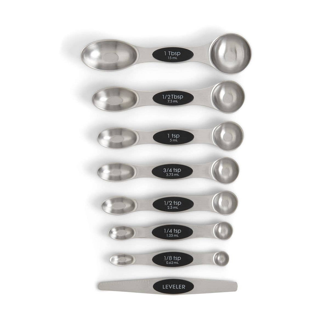 Magnetic Measuring Spoons – Dual-Sided with Leveler HIC - Harold Import Co.