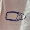 purple enamel chain necklace length