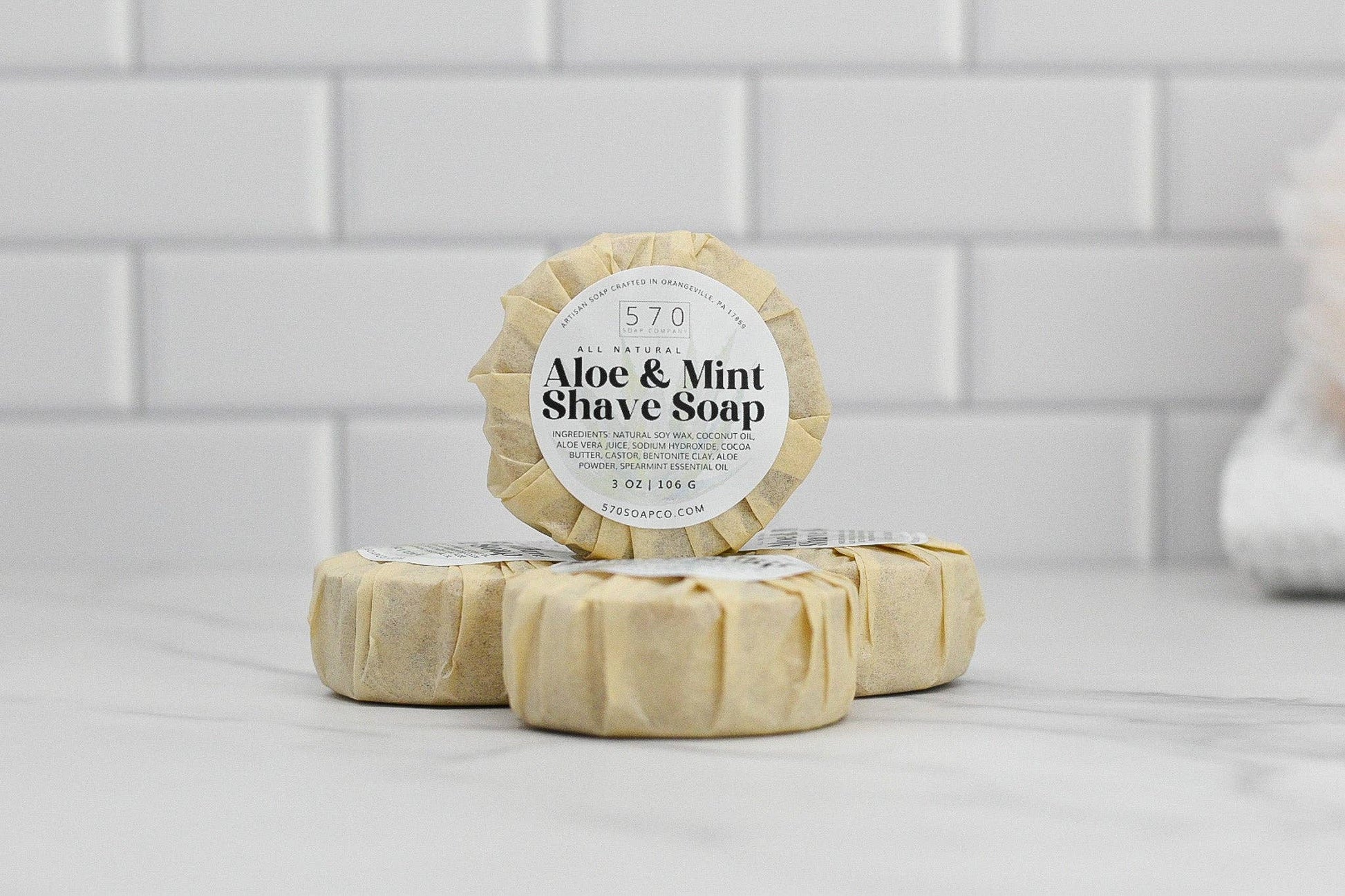 Shave Soap - Luxurious Smoothness for Him & Her 570 Soap Company