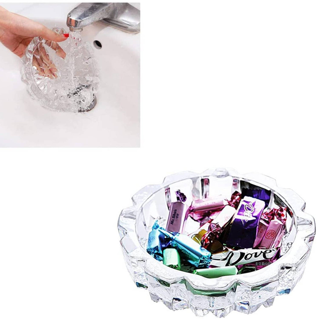 Heavy Duty Glass  Ashtray - Indoor/Outdoor Tsyware