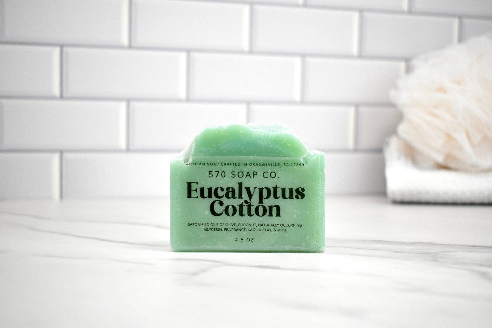 Eucalyptus Cotton Bar Soap 570 Soap Company