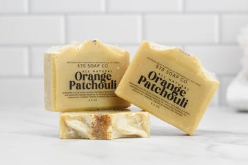 Orange Patchouli Bar Soap - All Natural 570 Soap Company