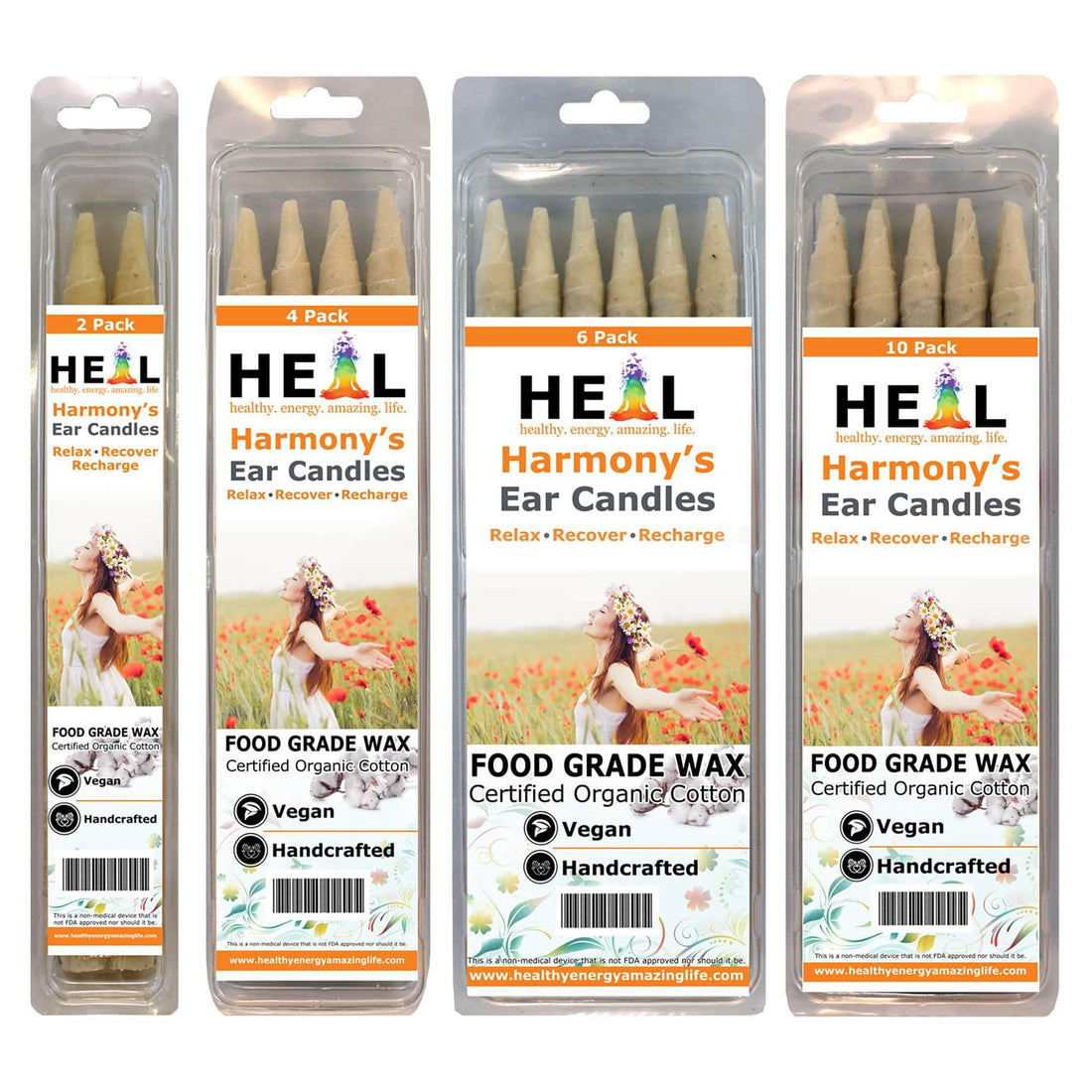 Unscented Ear Candles Healthy Energy Amazing Life