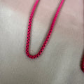 pink enamel chain 15'