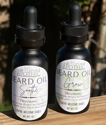 Beard Oil - Grow or Soothe Blend | Clean Grooming for Healthier Beards