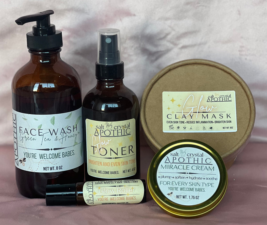 Glow Skincare Bundle | Complete Line Salt Crystal Apothic