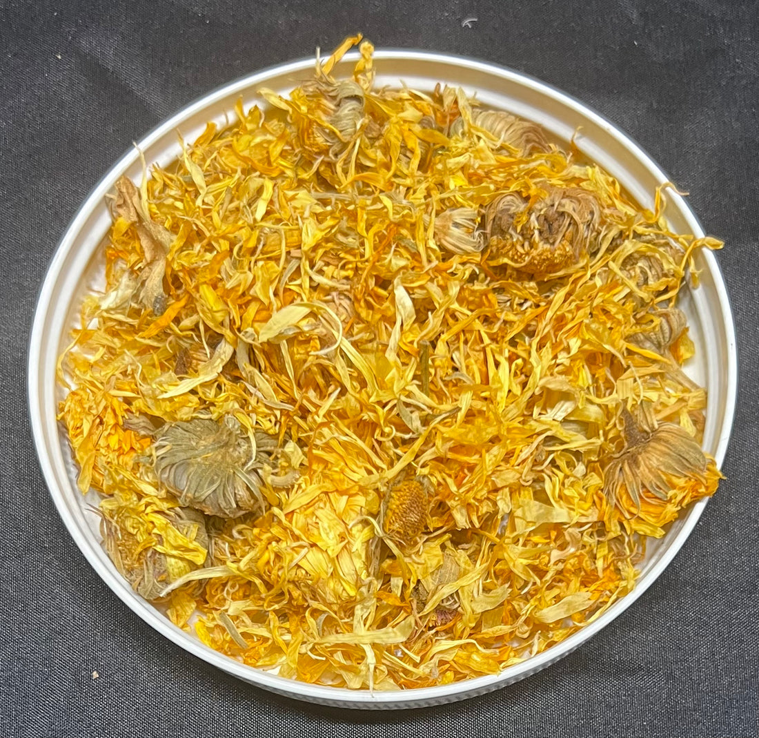 Calendula (Marigold) orange, whole organic