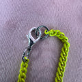 yellow enamel chain clasp
