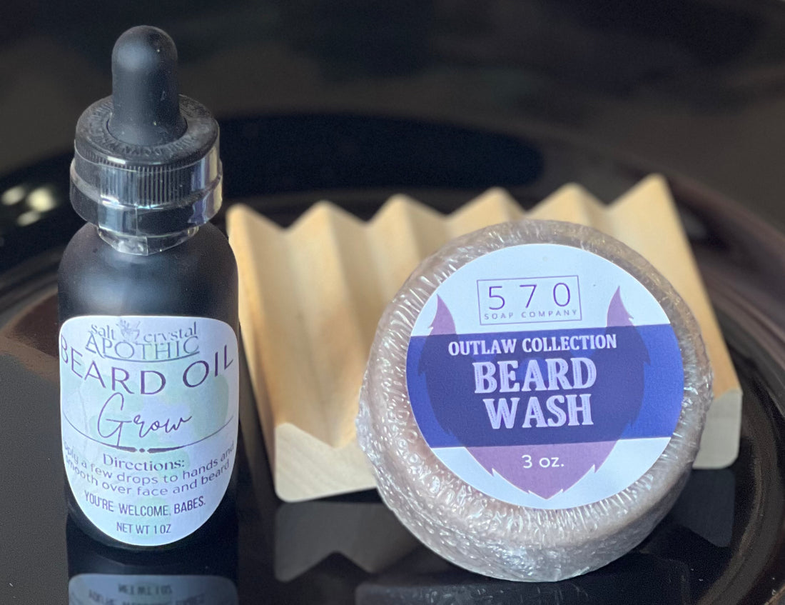Grow Beard Bundle Salt Crystal Apothic