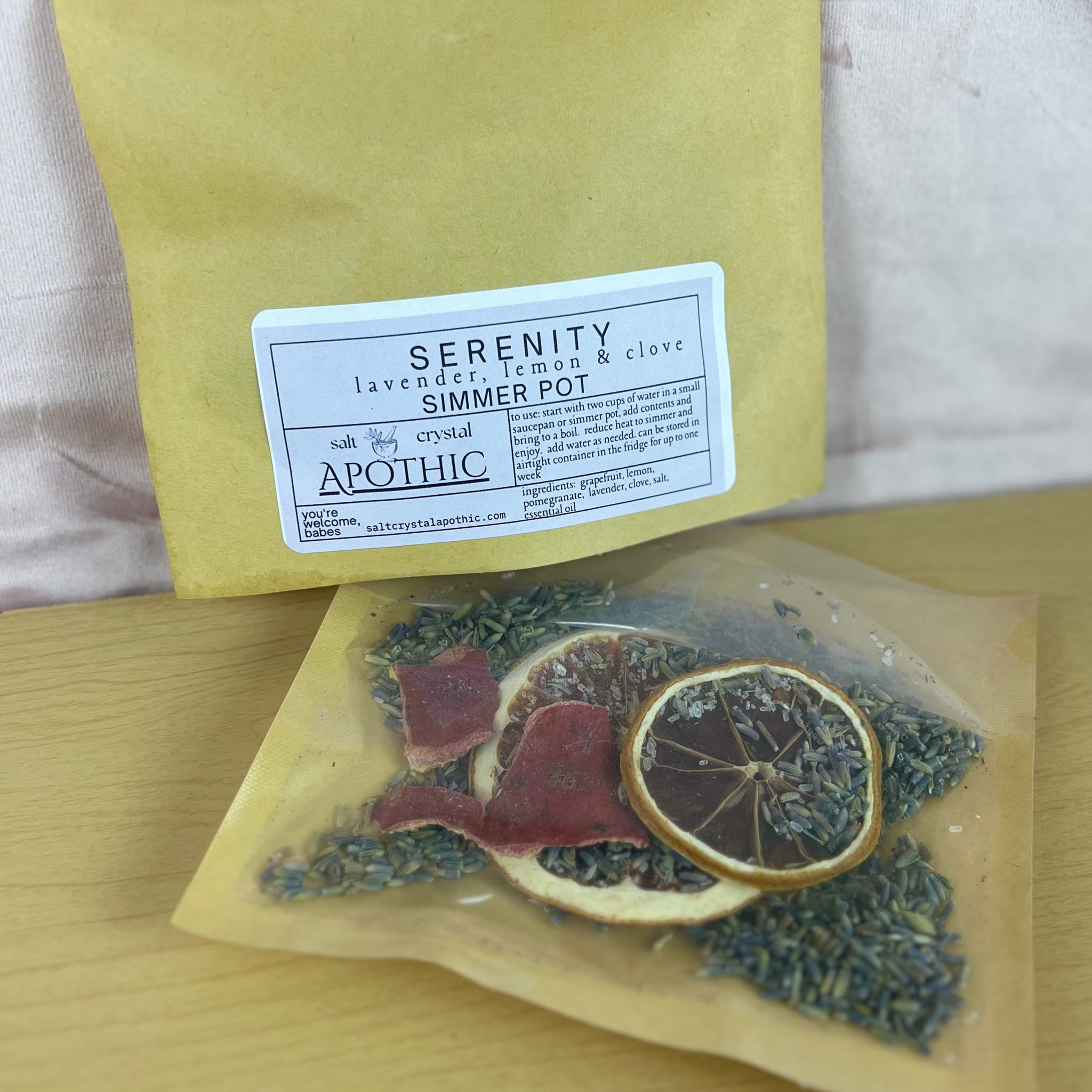 Serenity Simmer Pot | Calming Botanical Stovetop Air Refresher