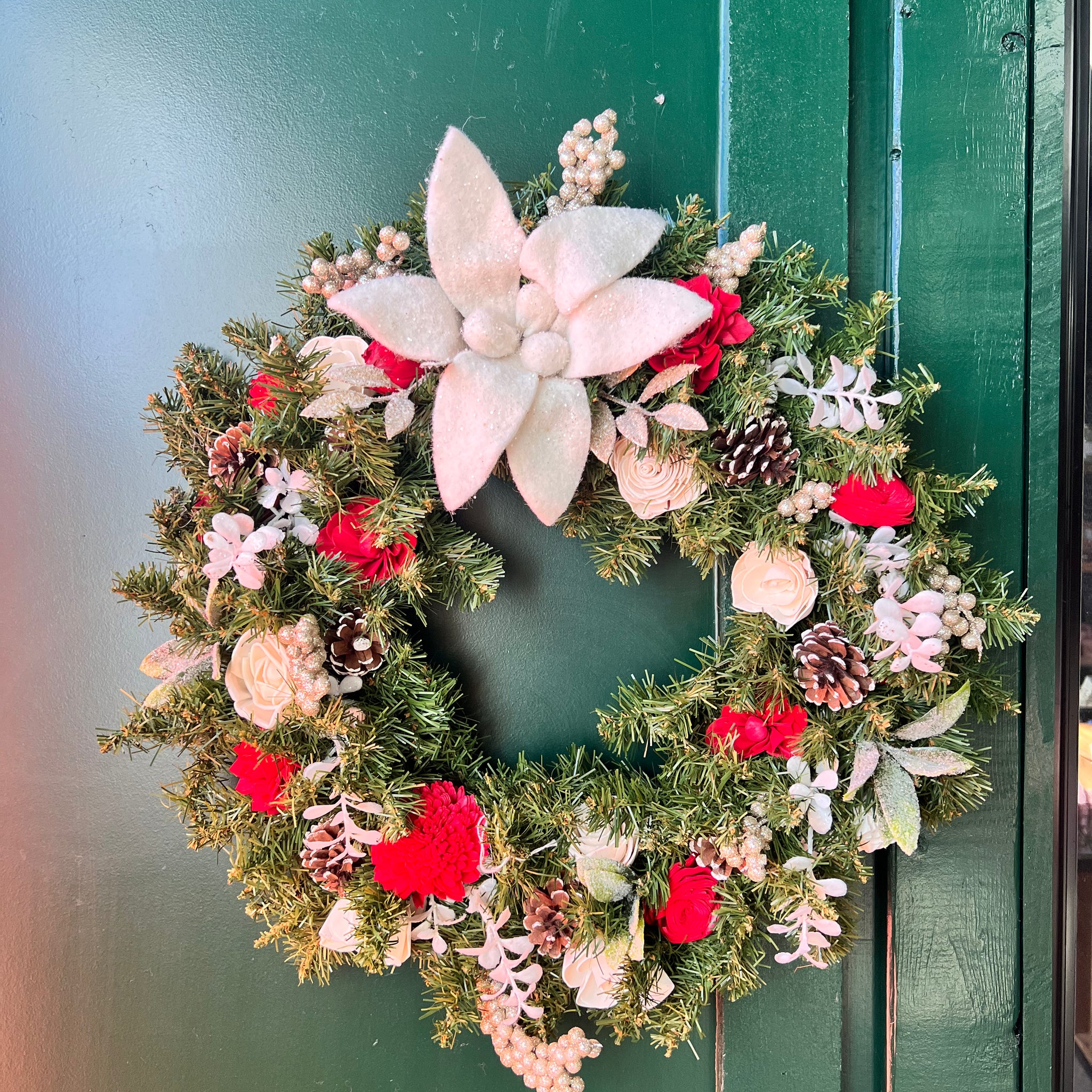 Winter Sola Wood Wreath
