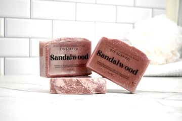 Sandalwood Bar Soap | Red Clay Artisan Natural Soap 570 Soap Company