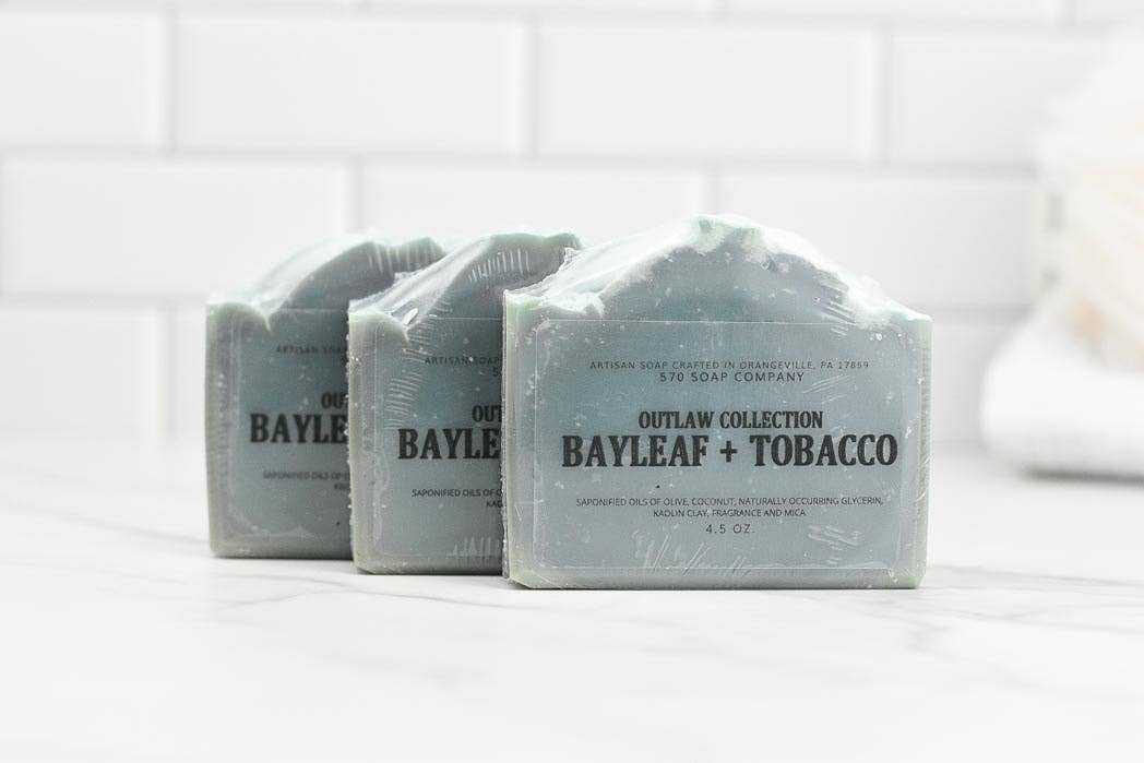 Bay Leaf and Tobacco Bar Soap 570 Soap Company