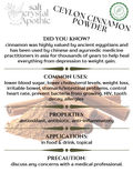 Cinnamon (Ceylon) Powder | Organic HerbCo