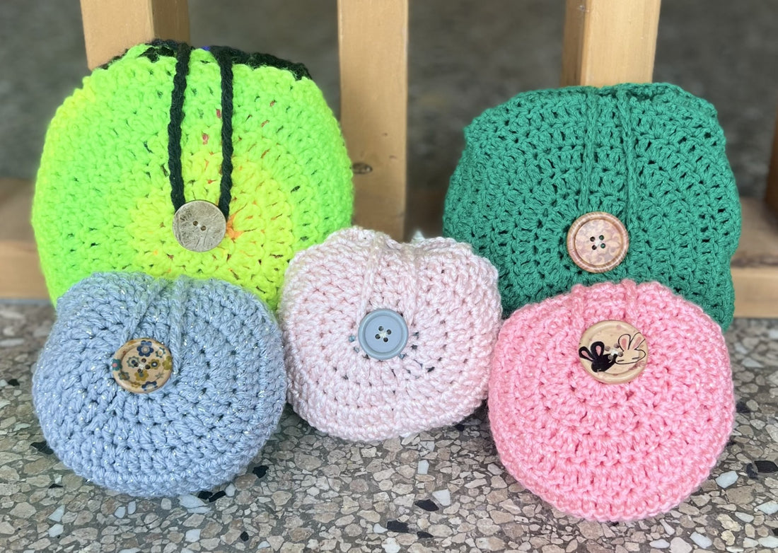 Handmade Crochet Shopping Bag | Collapsible Hooked By Leese