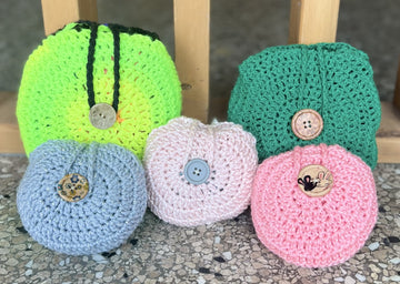 Handmade Crochet Shopping Bag | Collapsible Hooked By Leese