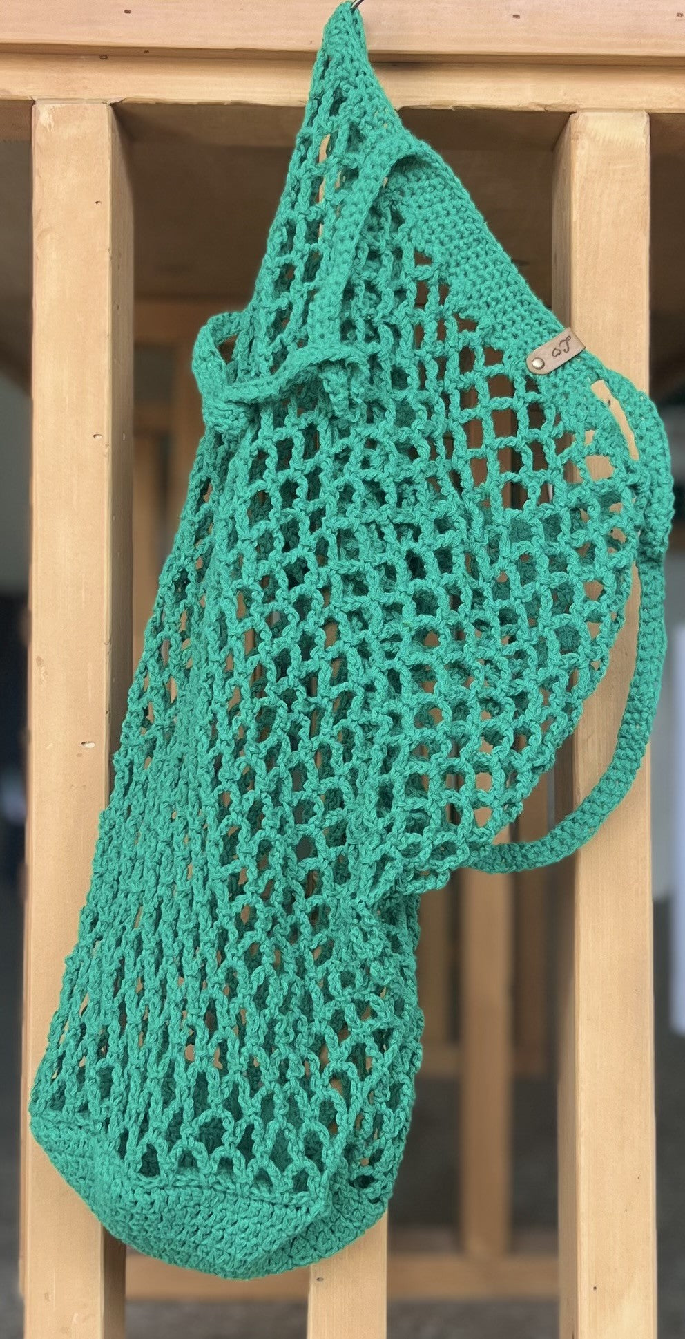 Handmade Crochet Shopping Bag | Collapsible Hooked By Leese