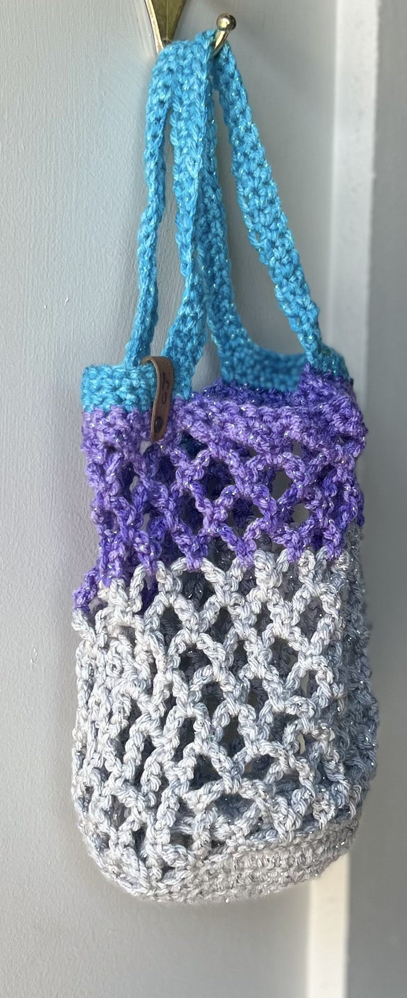 Handmade Crochet Shopping Bag | Collapsible Hooked By Leese