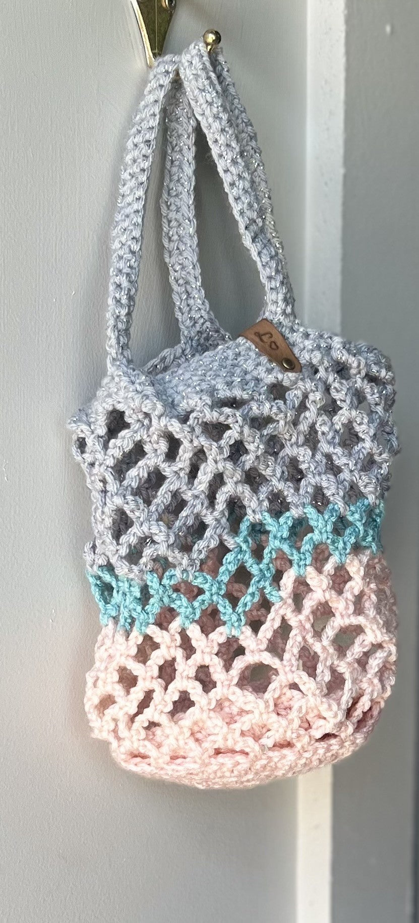 Handmade Crochet Shopping Bag | Collapsible Hooked By Leese