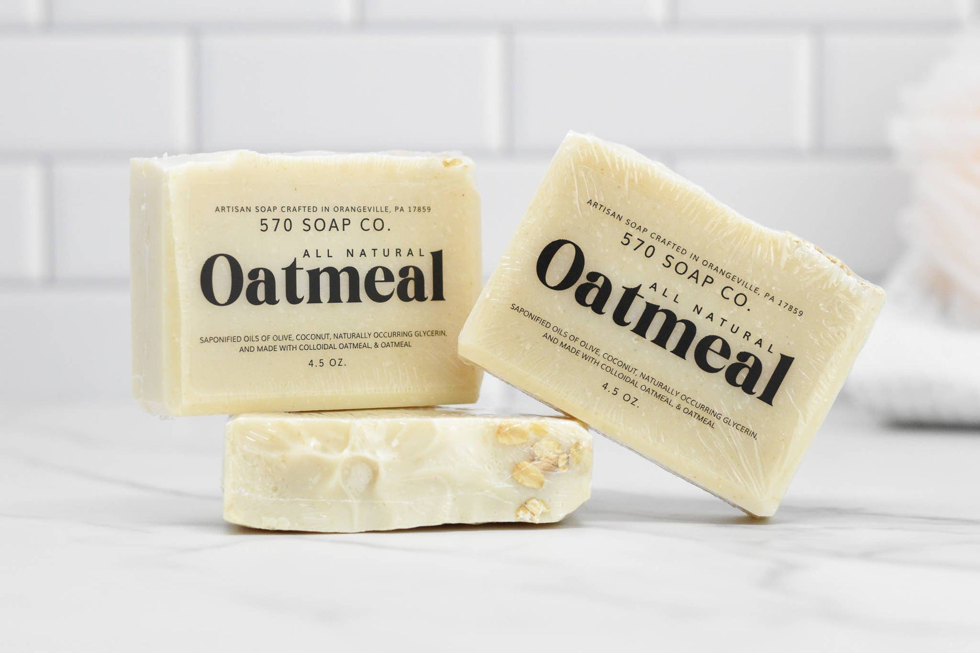 Oatmeal Bar Soap - All Natural 570 Soap Company