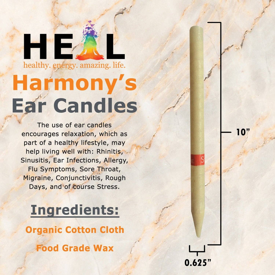 Medium Ear Candles by Doc Harmony