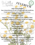 Feverfew | Cut & Sifted, Organic Starwest Botanicals
