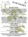 Hawthorn Leaf & Flower | Cut & Sifted, Wild Crafted HerbCo