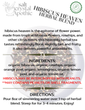 Hibiscus Heaven Herbal Blend | Organic Starwest Botanicals