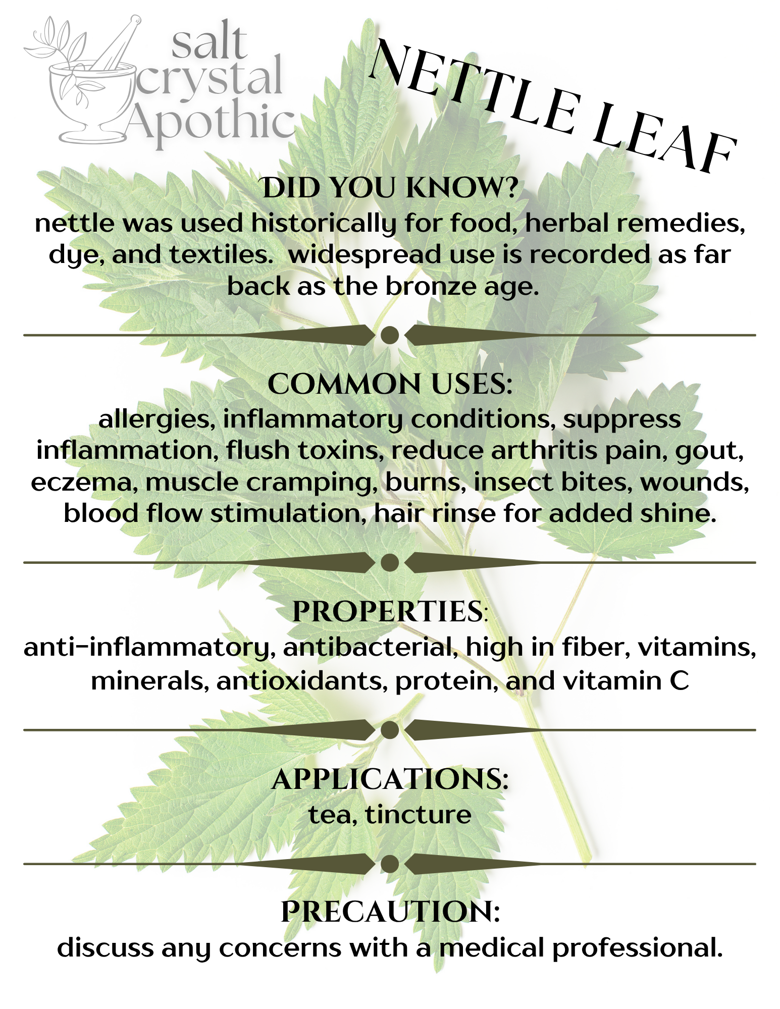 Nettle Leaf | Cut & Sifted HerbCo