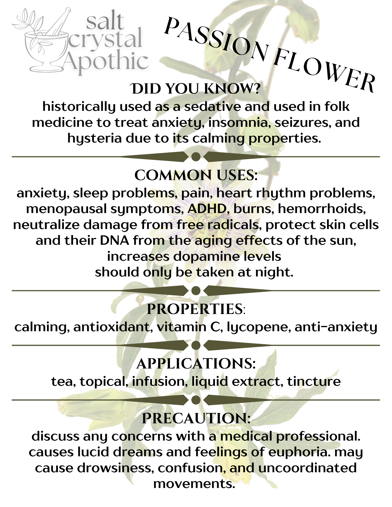 Passionflower | Cut & Sifted HerbCo