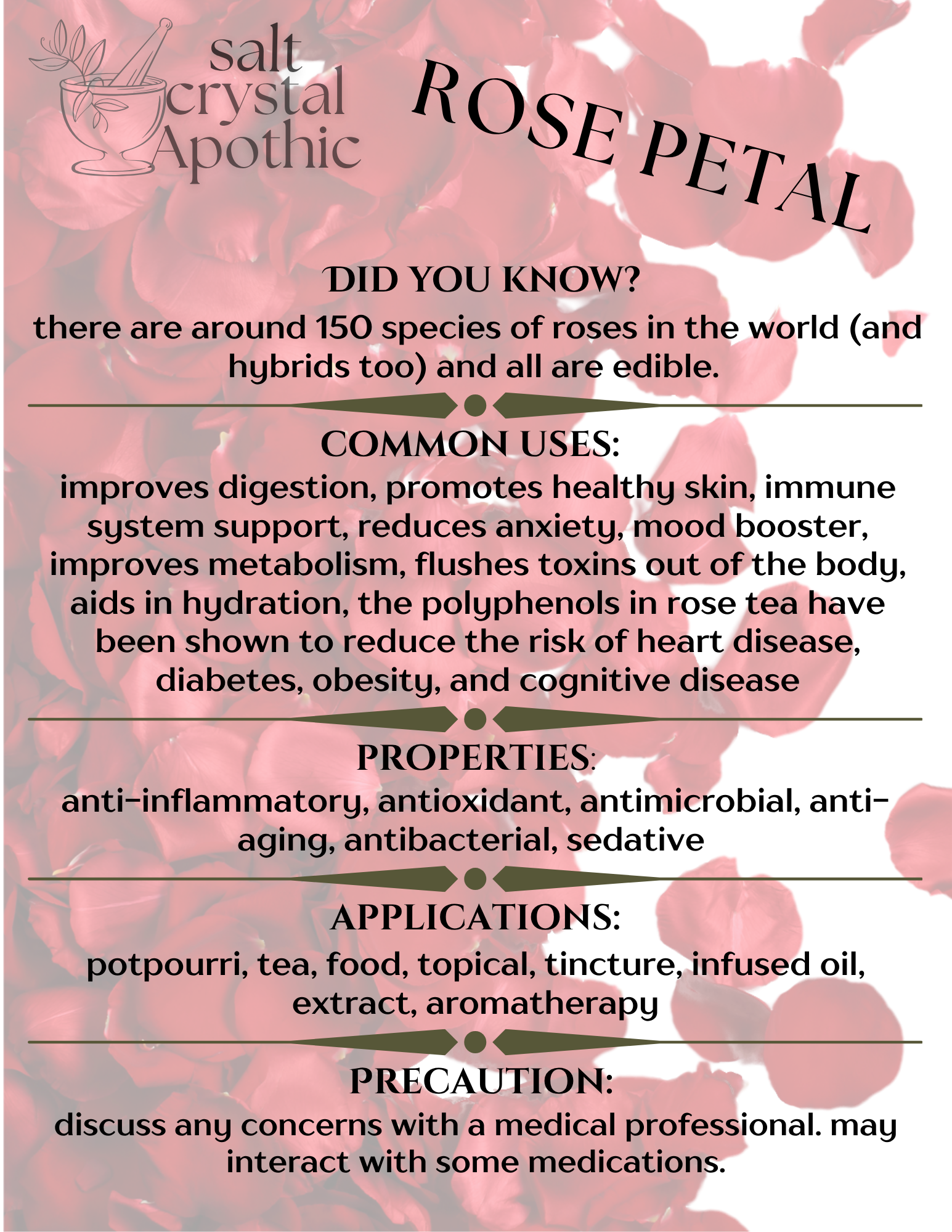 Red Rose Petals | Whole HerbCo